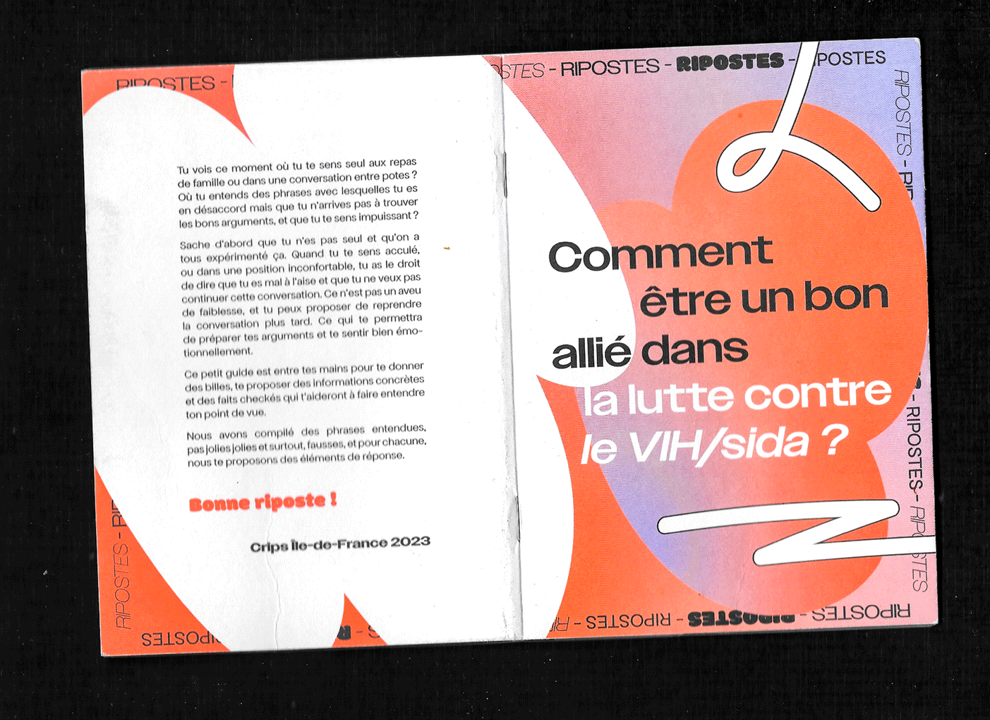 Stand Solidays Crips Île-de-France 2023 Aksip le VIH campagne sensibilisation sida