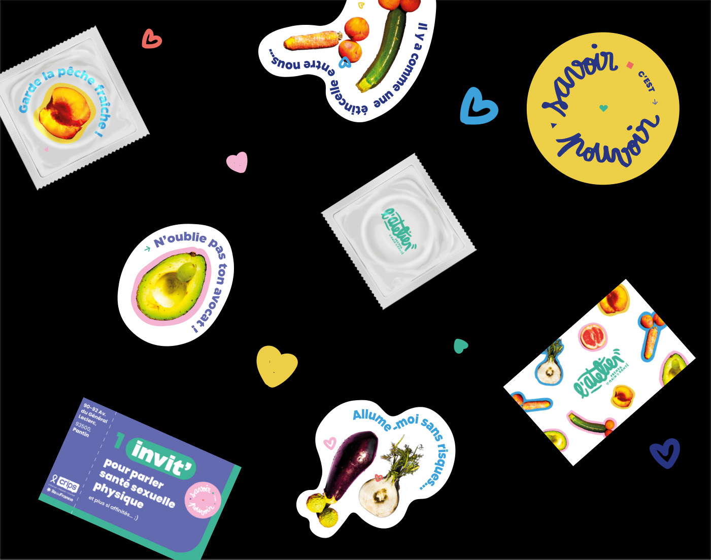 savoir c'est pouvoir campagne de prévention aux risques IST VIH sida chez les jeunes projet diplôme ELMAD Auguste Renoir