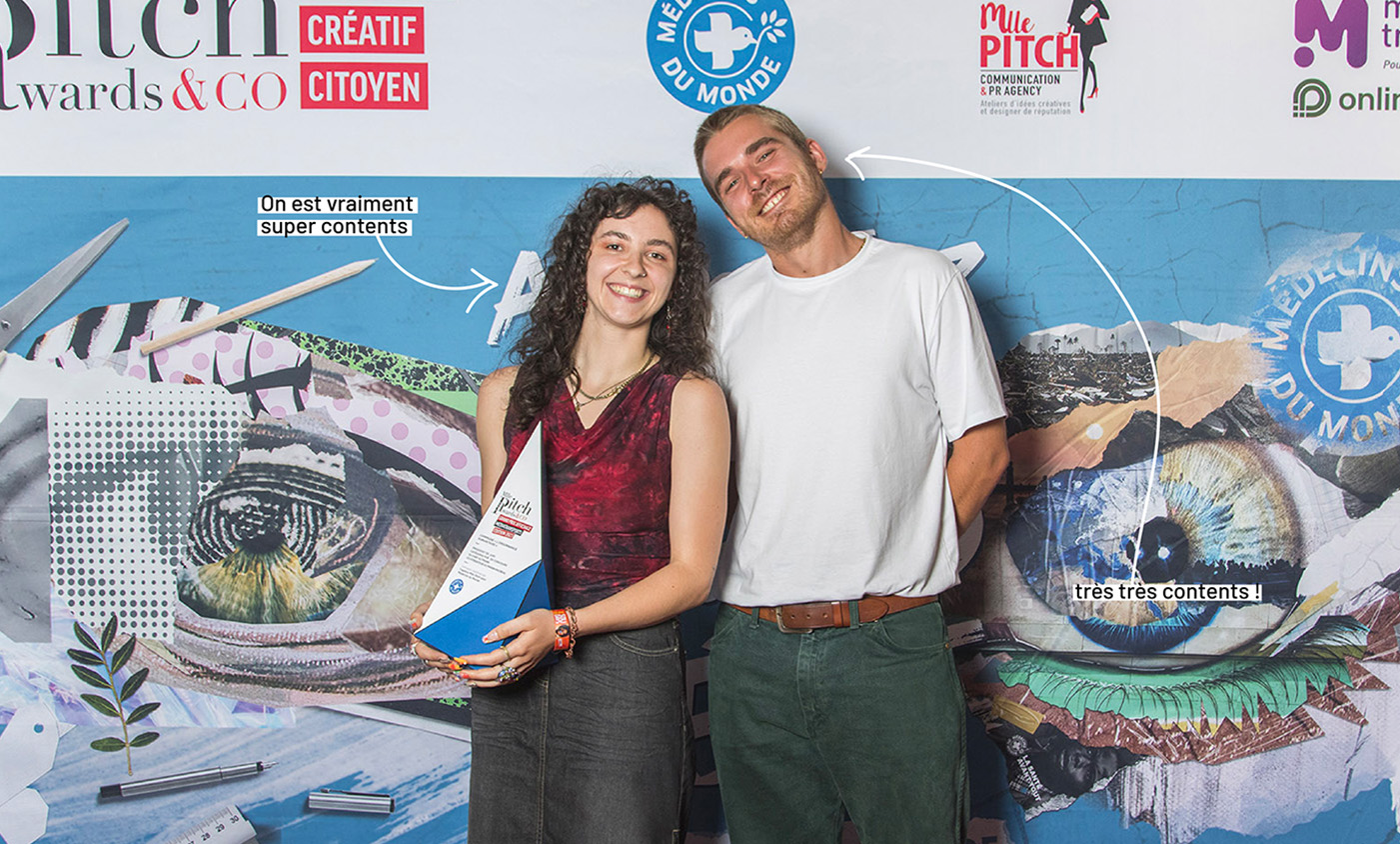 Campagne Médecins du Monde Grand Prix Affichage Mlle Pitch Awards 2023