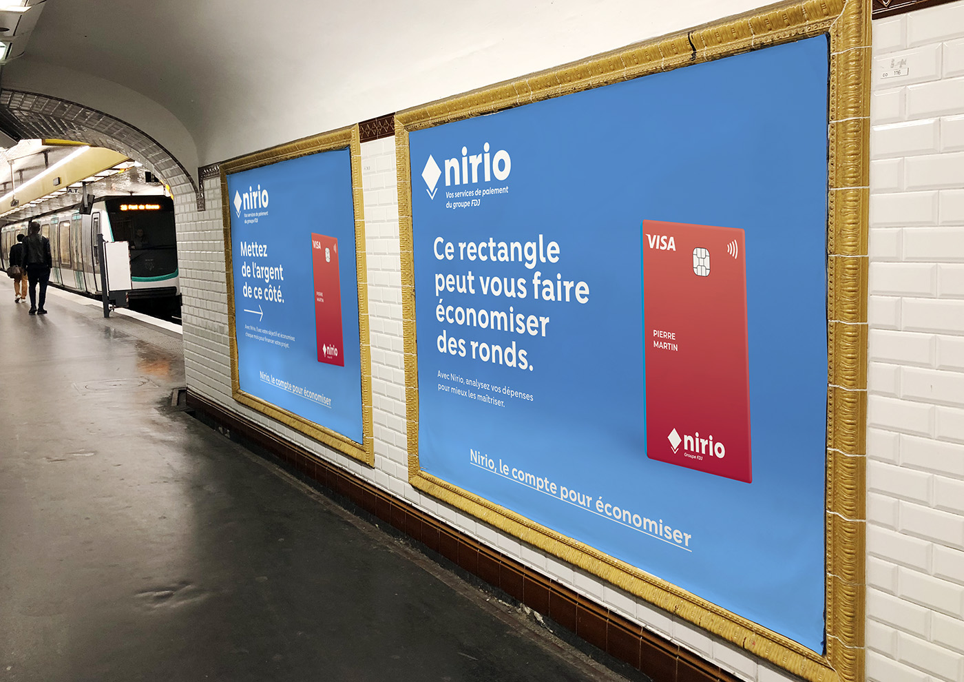 Campagne print Nirio l'appli pour économiser