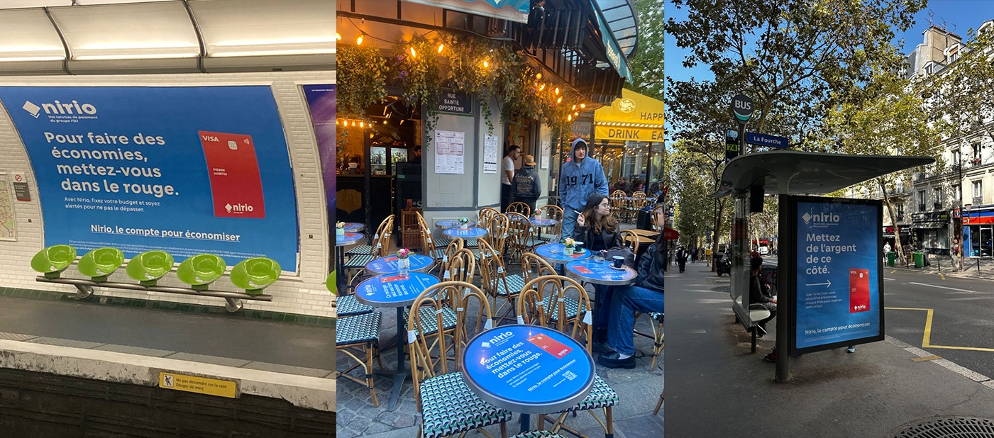 Campagne print Nirio l'appli pour économiser