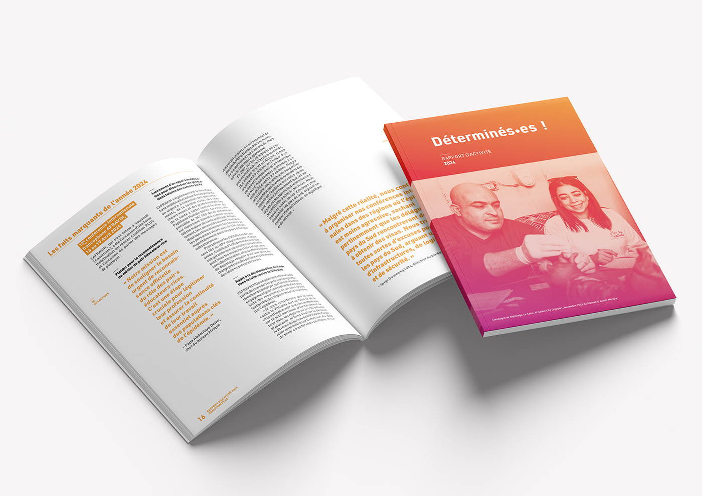 Rapport d'activité Coalition PLUS 2024 Design Graphique