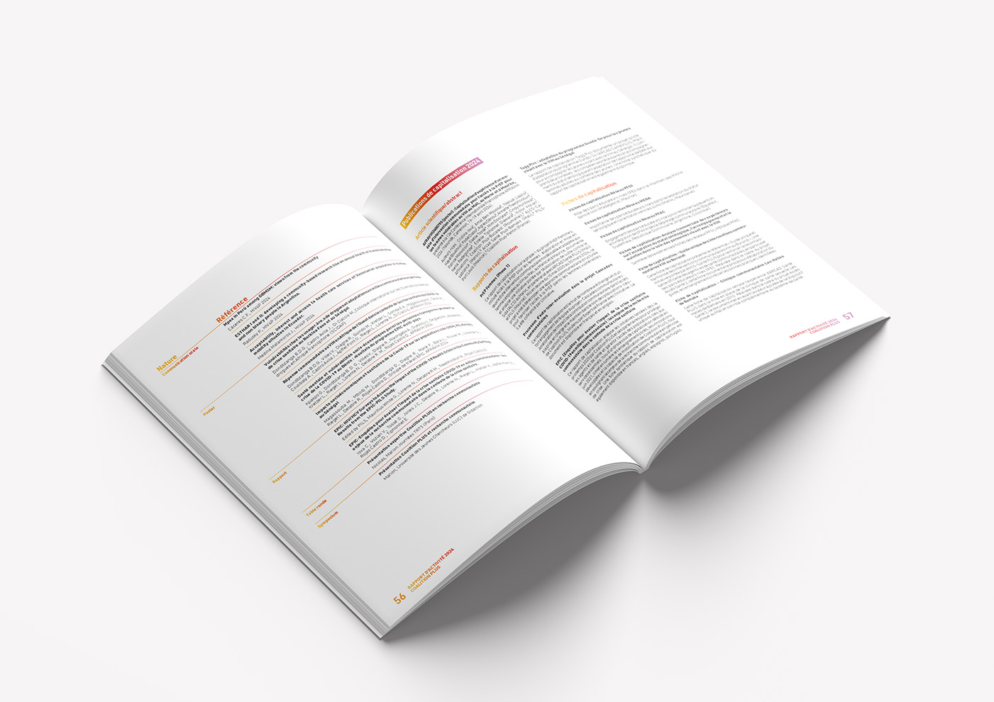 Rapport d'activité Coalition PLUS 2024 Design Graphique