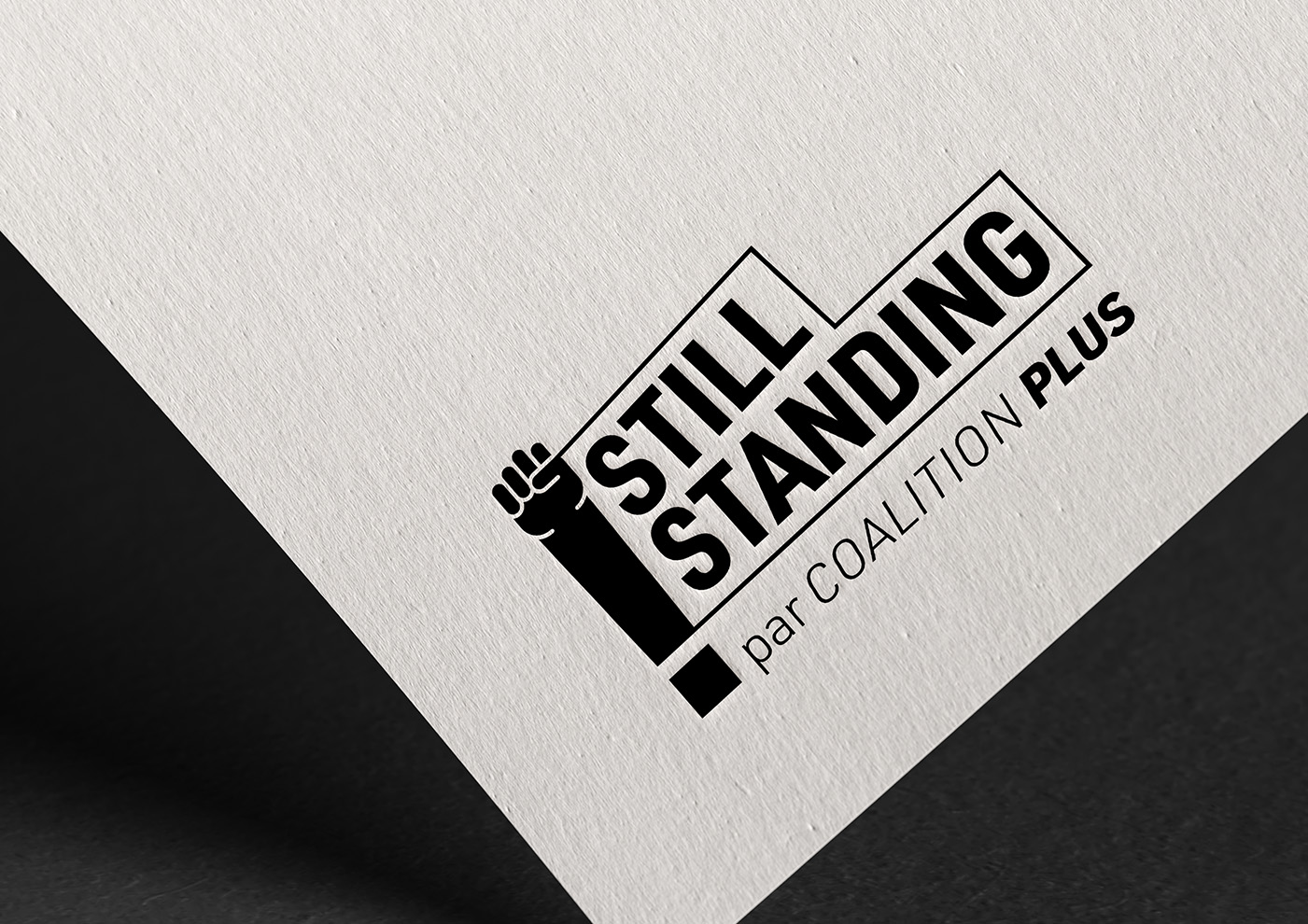 Identité visuelle Still Standing Coalition PLUS