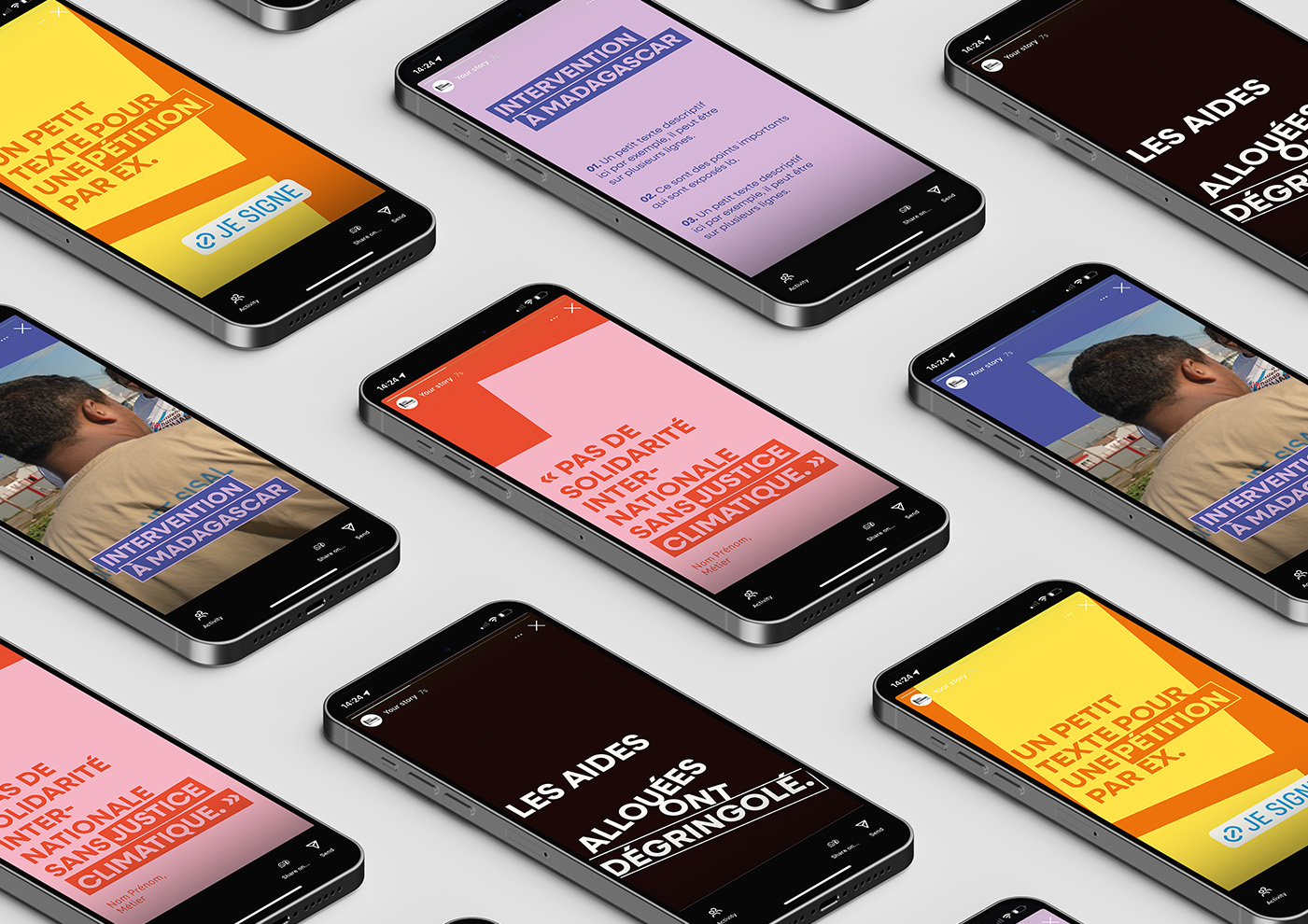 Identité visuelle Still Standing Coalition PLUS