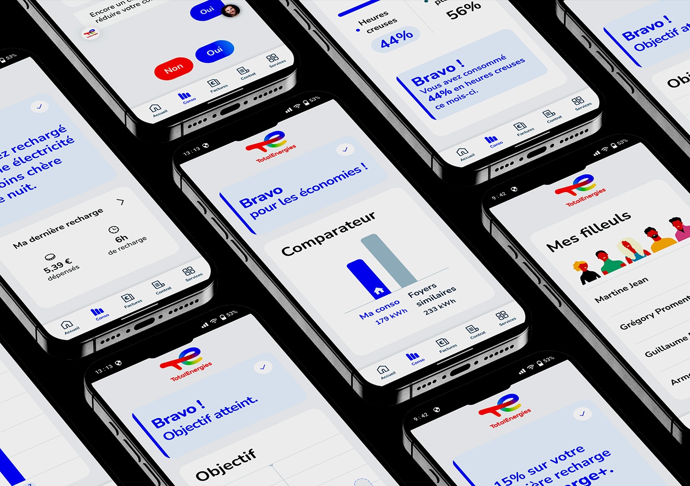 Campagne TV Total Energies L'appli des fans d'économie d'énergies